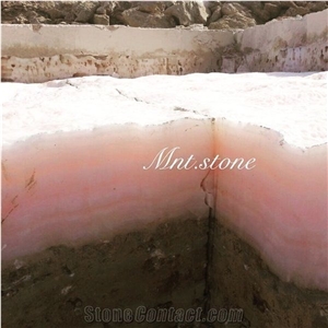 Pure Pink Onyx Blocks and All Series Iranian Onyx Blocks