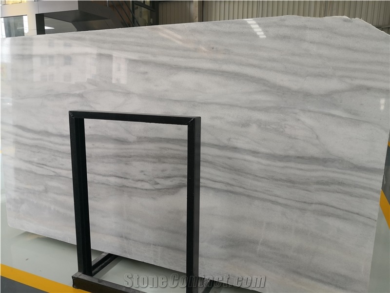 China Bianco Venato Cloudy White Marble Slab Price