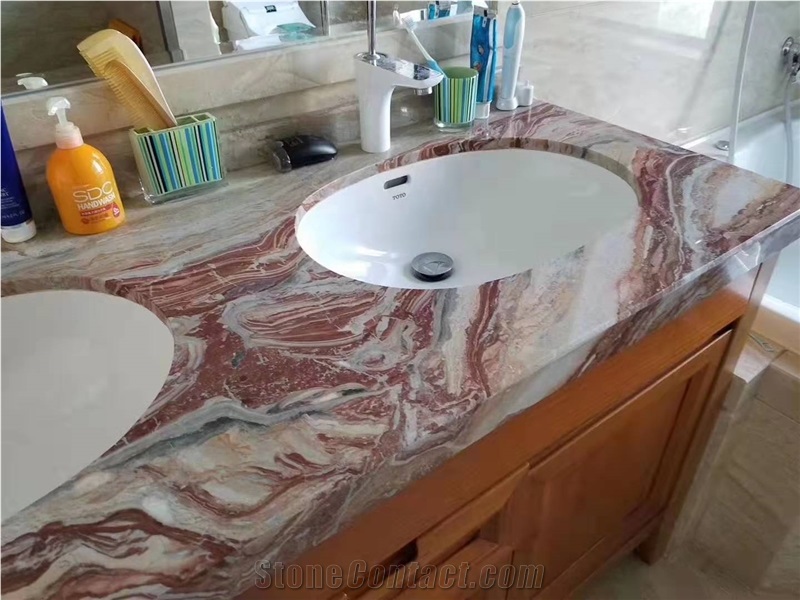 Italy Arabescato Orobico Rosso Marble Slab Price