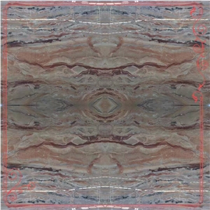 Italy Arabescato Orobico Rosso Red Marble Slab