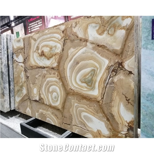Luxury Special Palomino Stone Slab, Palomino Quartzite Slabs