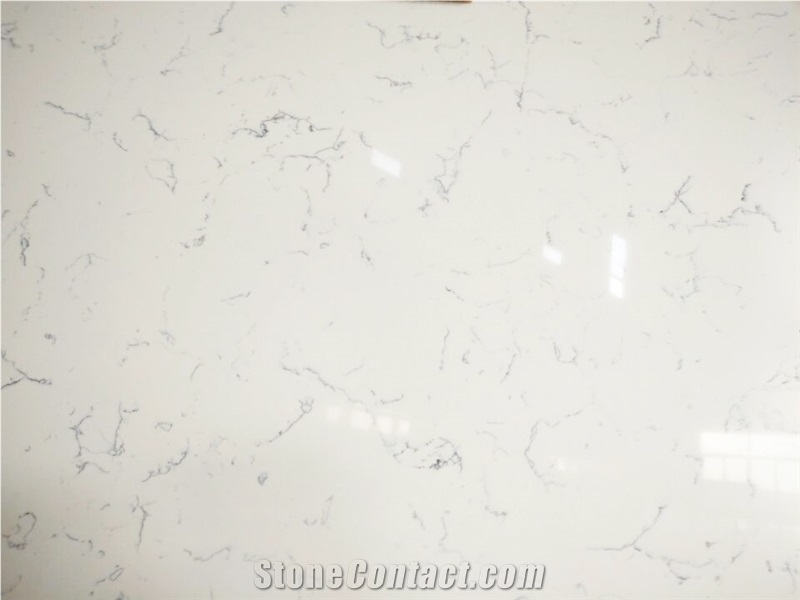 Match Bianco Carrara White Quartz Bath Tops
