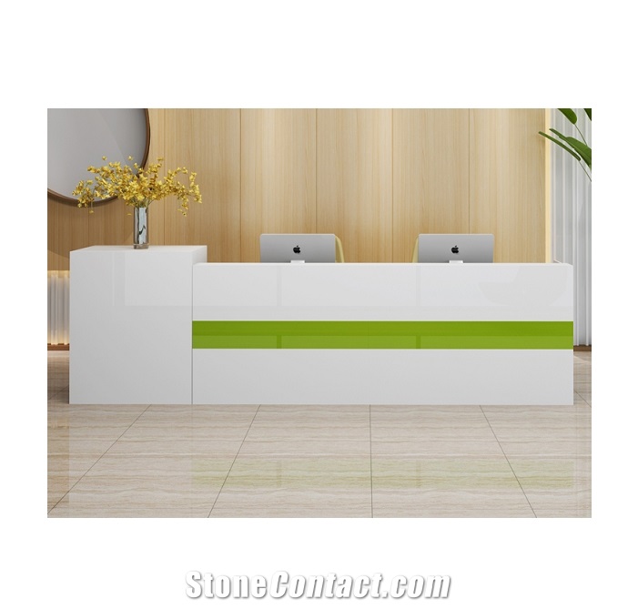 Artificial Stone Office Desk Reception
