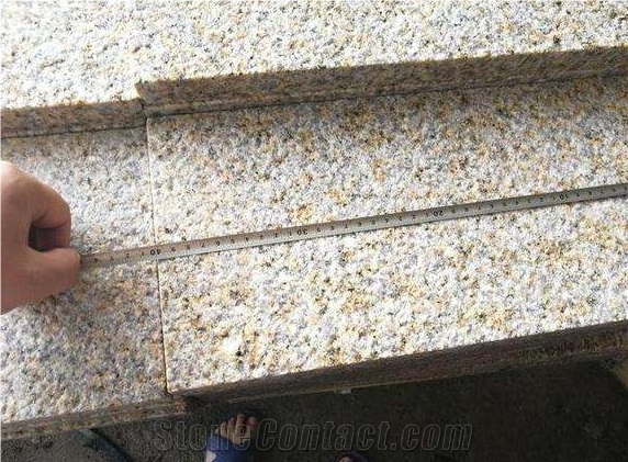 Bush Hammered Yellow Rusty Granite G682