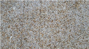 Bush Hammered Yellow Rusty Granite G682
