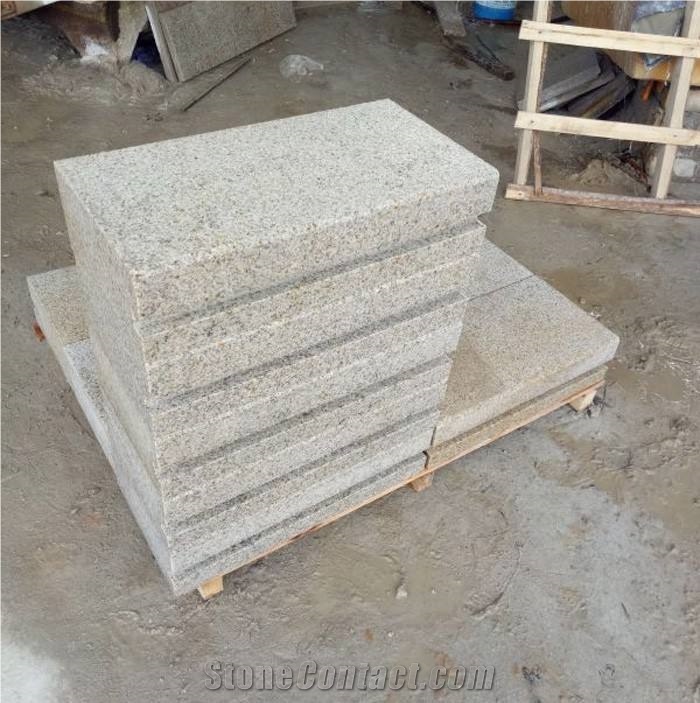Bush Hammered Yellow Rusty Granite G682
