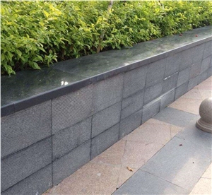 Flamed Padang Dark Grey Granite G654 Wall Coping, Wall Parapet