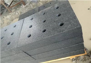 G654 Flamed Granite Outdoor Rain Drainage Pavers, Landscape Drainage
