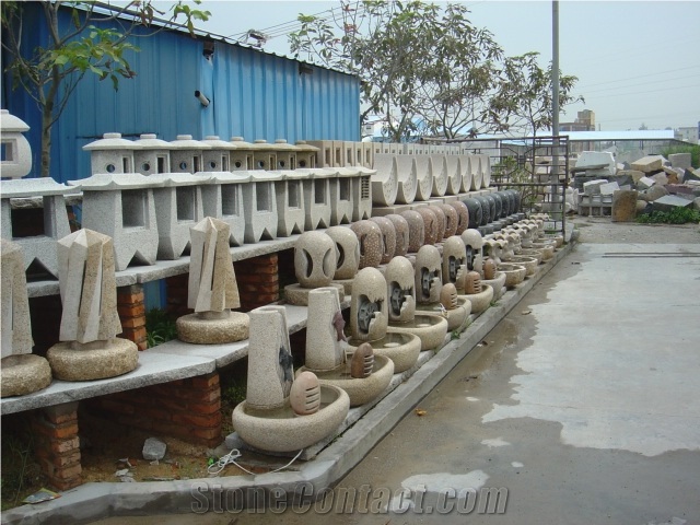 Granite Stone Water Fountain for Garden