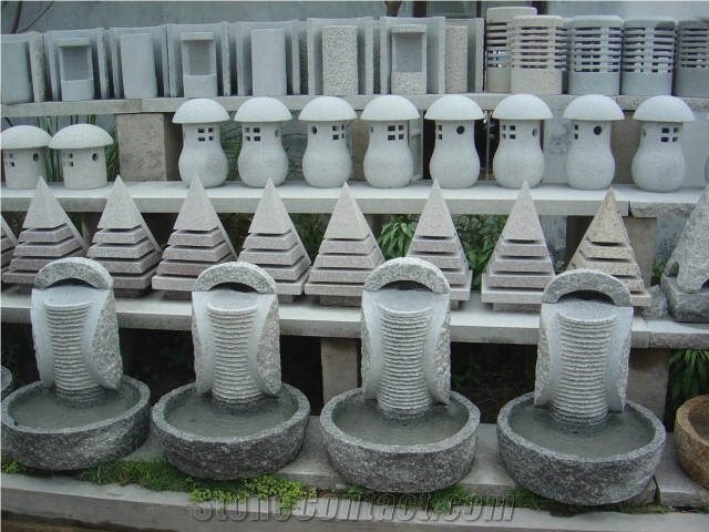 Granite Stone Water Fountain for Garden