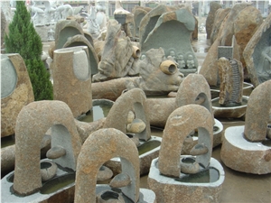 Granite Stone Water Fountain for Garden
