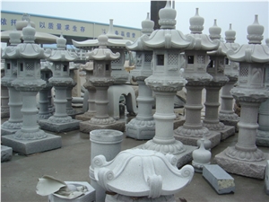 Hand Carved Granite Stone Lantern for Sales