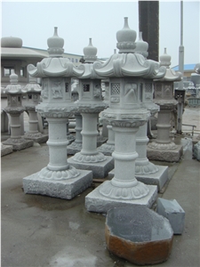 Hand Carved Granite Stone Lantern for Sales
