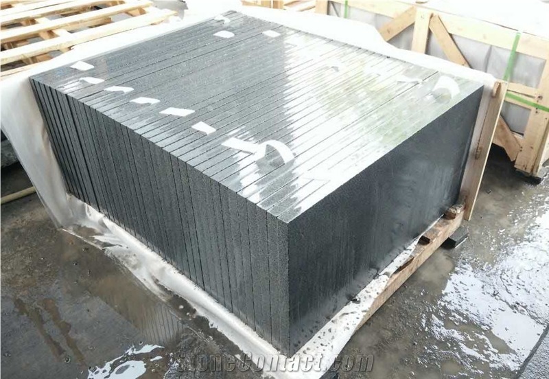 High Quality Dark Grey Granite Steps G654