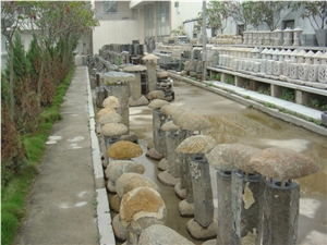 High Quality Natural Granite Lantern and Lamp