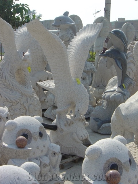 Reasonable Price Granite Stone Eagle Sculpture