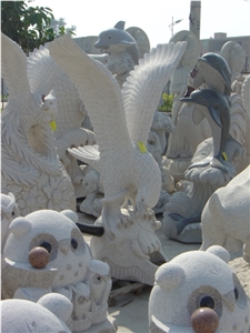 Reasonable Price Granite Stone Eagle Sculpture