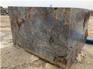 Spider Grey Marble Block, Turkey Grey Marble