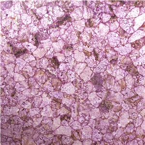 Backlit Amethyst Luxury Semiprecious Stone Panels