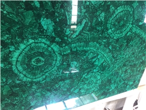 Malachite Big Semiprecious Stone Slab Luxury Design