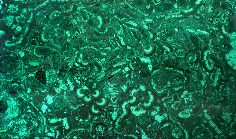 Malachite Big Semiprecious Stone Slab Luxury Design