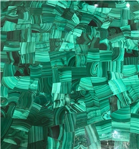 Malachite Big Semiprecious Stone Slab Luxury Design
