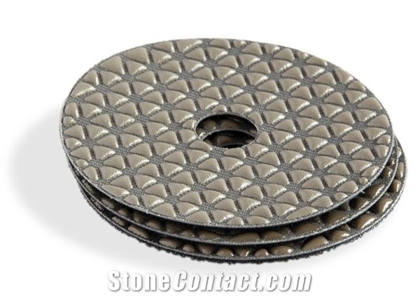 Flexible Diamond Resined Abrasive Adr Flex 3 Steps Wet&Dry Polishing Pad