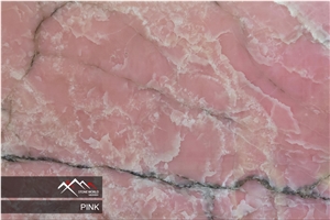 Pink Onyx Slab, Tile