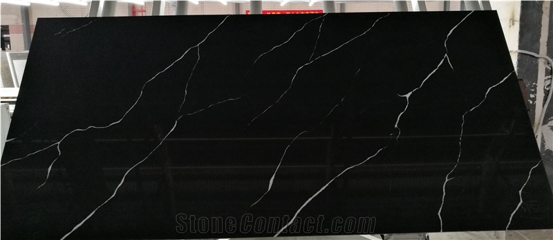 Calacatta Black Quartz Slabs
