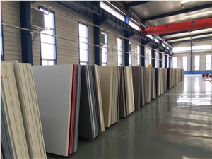Carrara White Quartz Stone Slabs