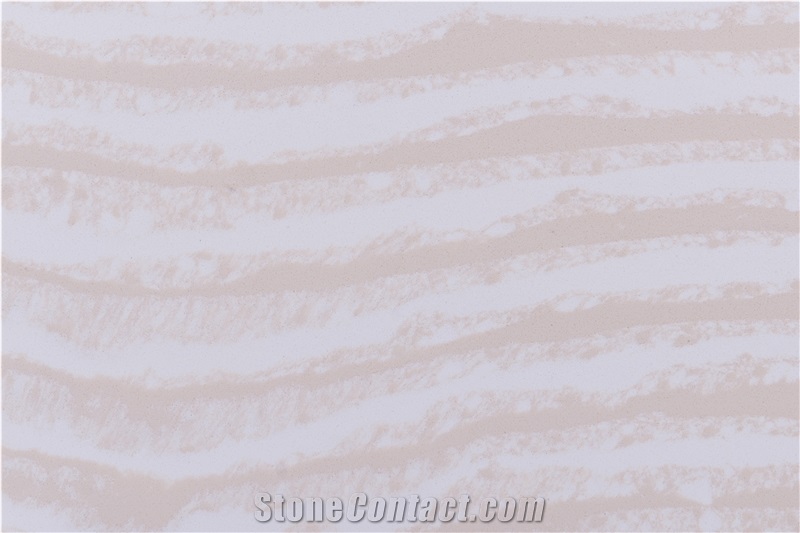 Pattern Fish Belly White Quartz Stone
