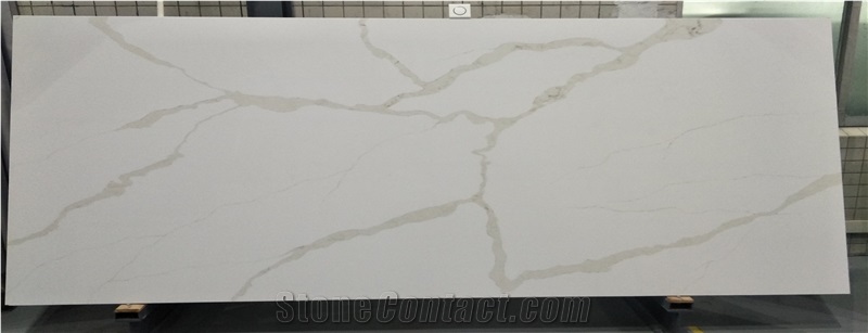 Stone Calacatta White Quartz Countertop