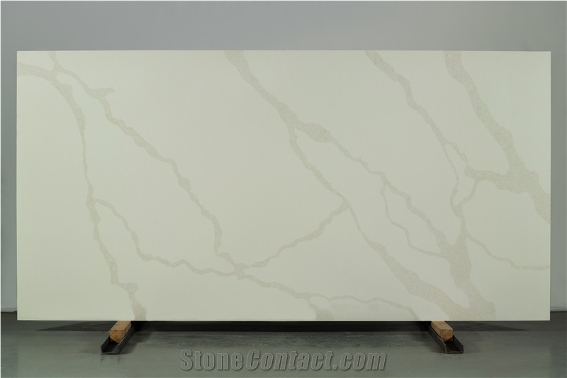 Stone Calacatta White Quartz Countertop