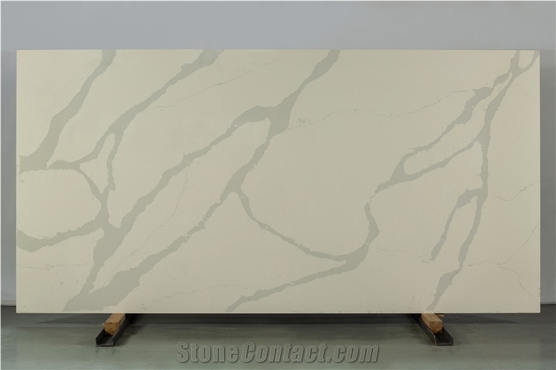 Stone Calacatta White Quartz Countertop