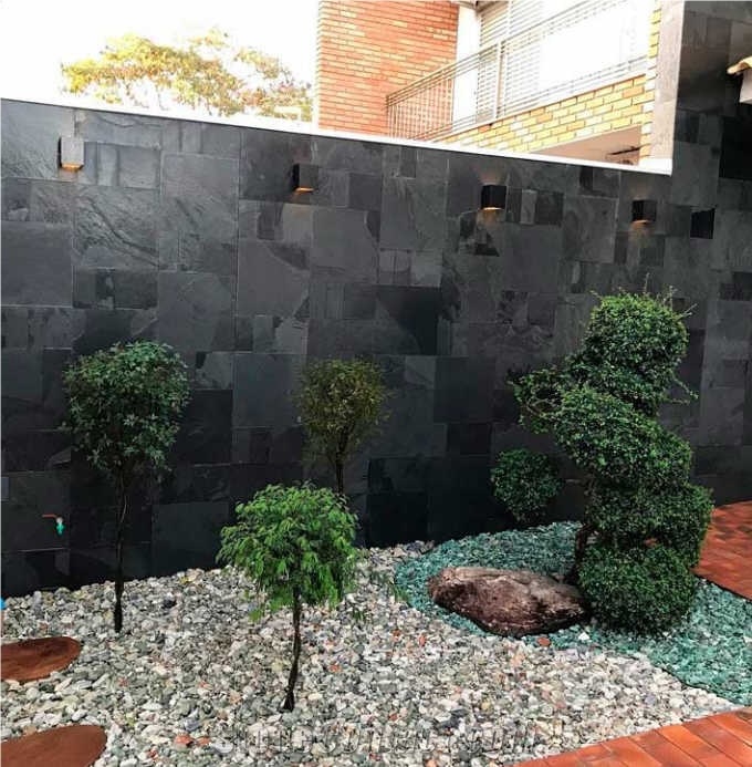 Preta Ardosia Black Slate Wall Tiles