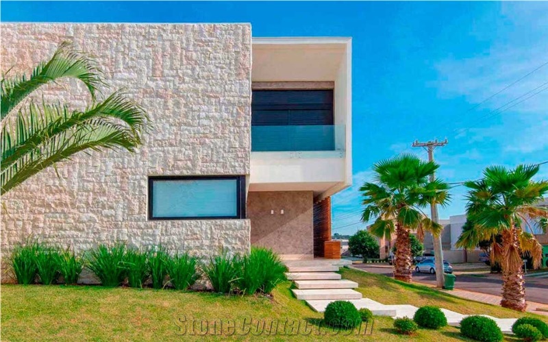 Sao Tome Quartzite Splitface Wall Cladding Panels