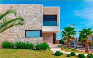 Sao Tome Quartzite Splitface Wall Cladding Panels