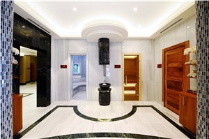 Marble Inlayed Waterjet Floor Hotal Project