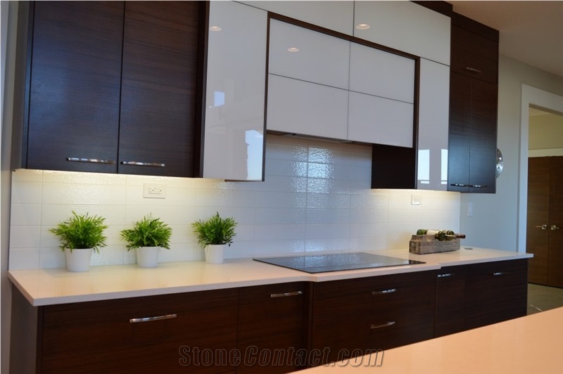 Quartz Kitchen Countertop, Island Top
