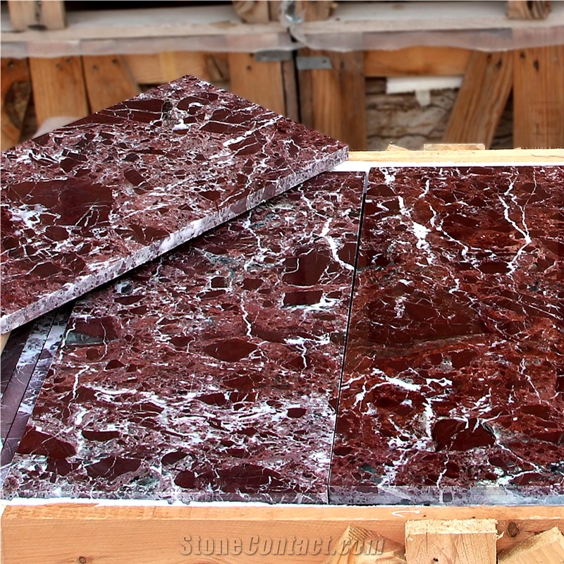 Rosso Levanto Marble Slabs