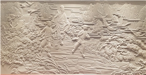 Limestone Bas Reliefs