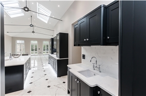 Corestone Bianca Carrera Quartz Worktop Installation