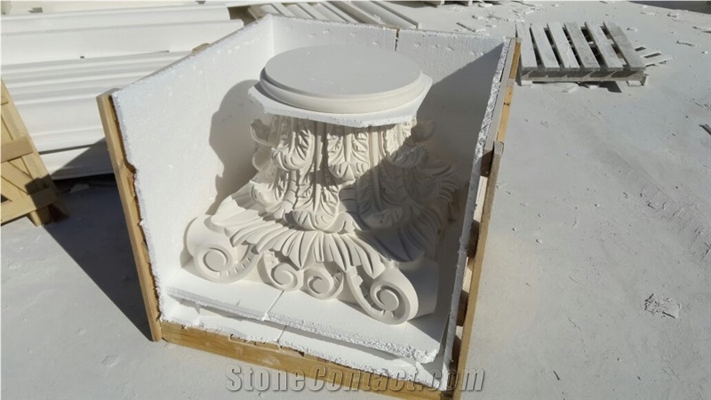 Natural Stone Corinthian Column