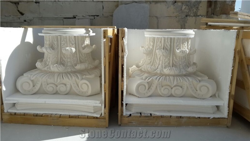 Natural Stone Corinthian Column