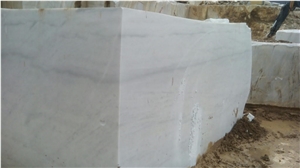 Bianco Nuvolato Marble Blocks