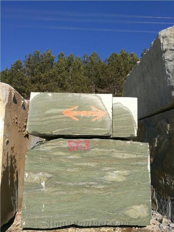 Oasis Green Marble Blocks