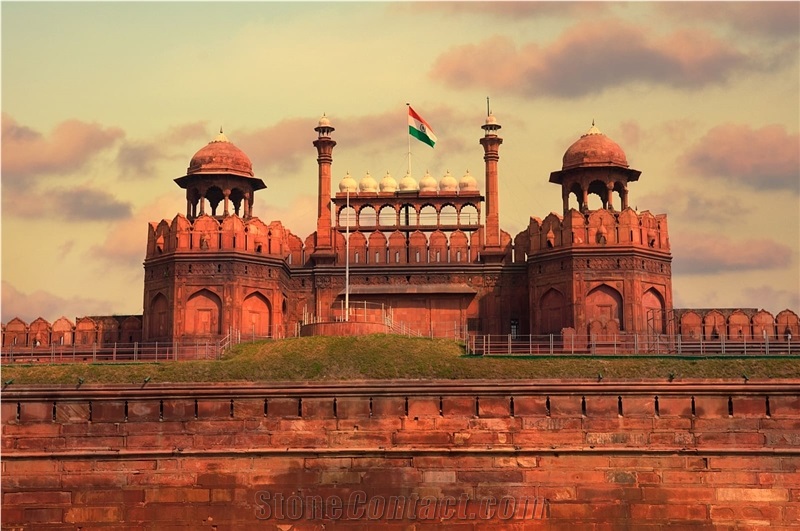 Dholpur Red and Chocklate Sandstone Tiles