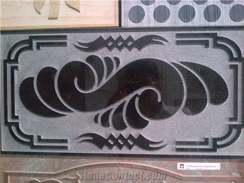 Cnc Curving Natural Stone Wall Relief