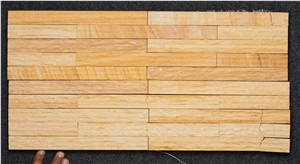 Natural Teak Wood Sandstone Wall Cladding Panels Natural Teak Wood Sandstone Wall Cladding Panels