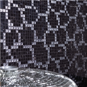 Stone+Glass Mosaic Wall Tiles